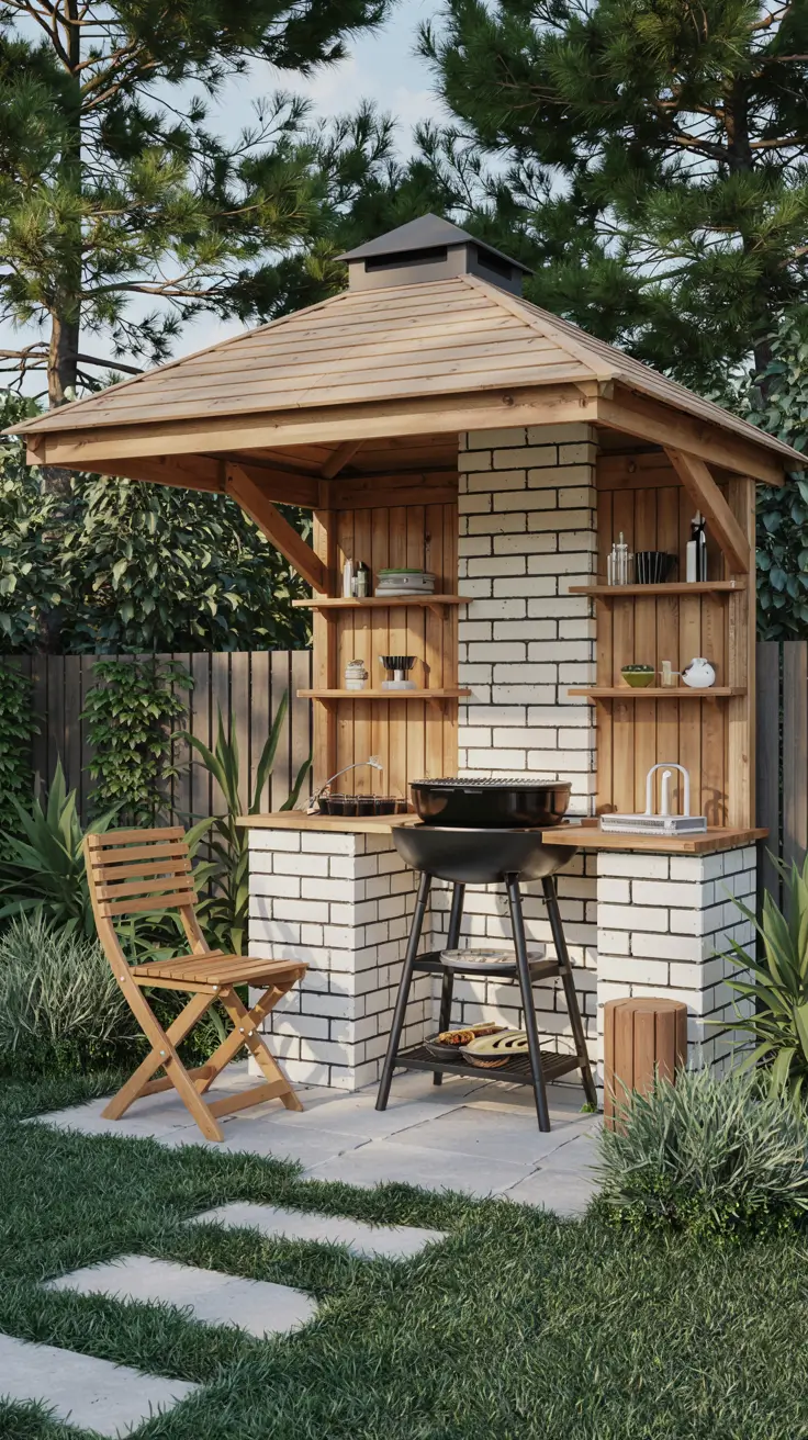 BBQ Area with Gazebo 2026: Stylish Outdoor Backyard Grill Ideas