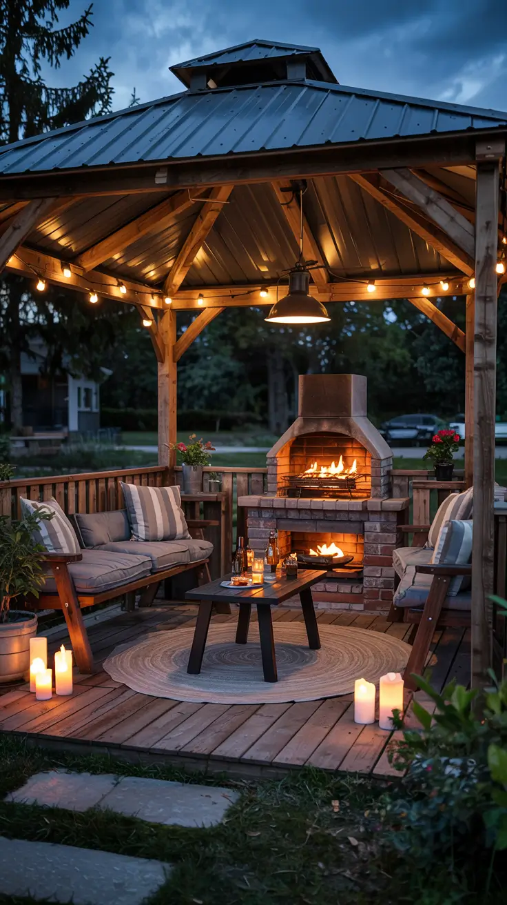 BBQ Area with Gazebo 2026: Stylish Outdoor Backyard Grill Ideas