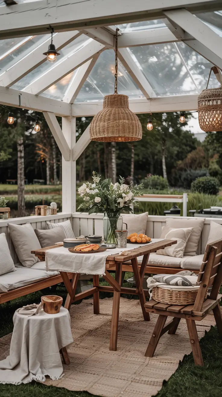 BBQ Area with Gazebo 2026: Stylish Outdoor Backyard Grill Ideas