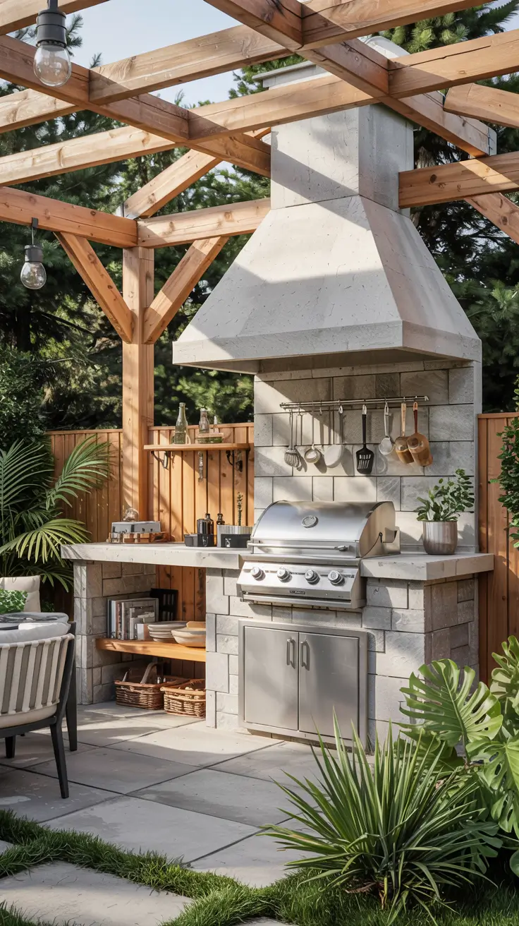 BBQ Area with Gazebo 2026: Stylish Outdoor Backyard Grill Ideas