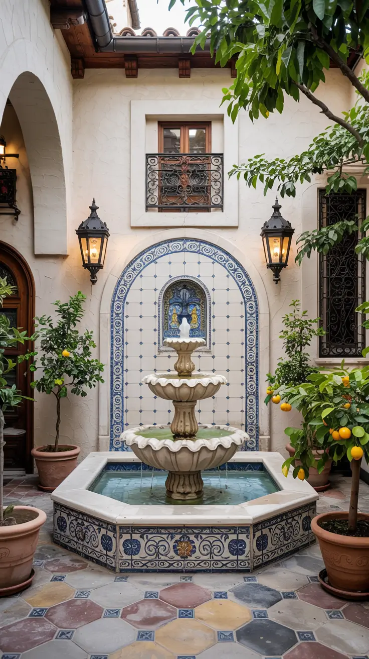 Courtyard Water Feature Ideas 2026: Modern, Spanish & Small Space Designs