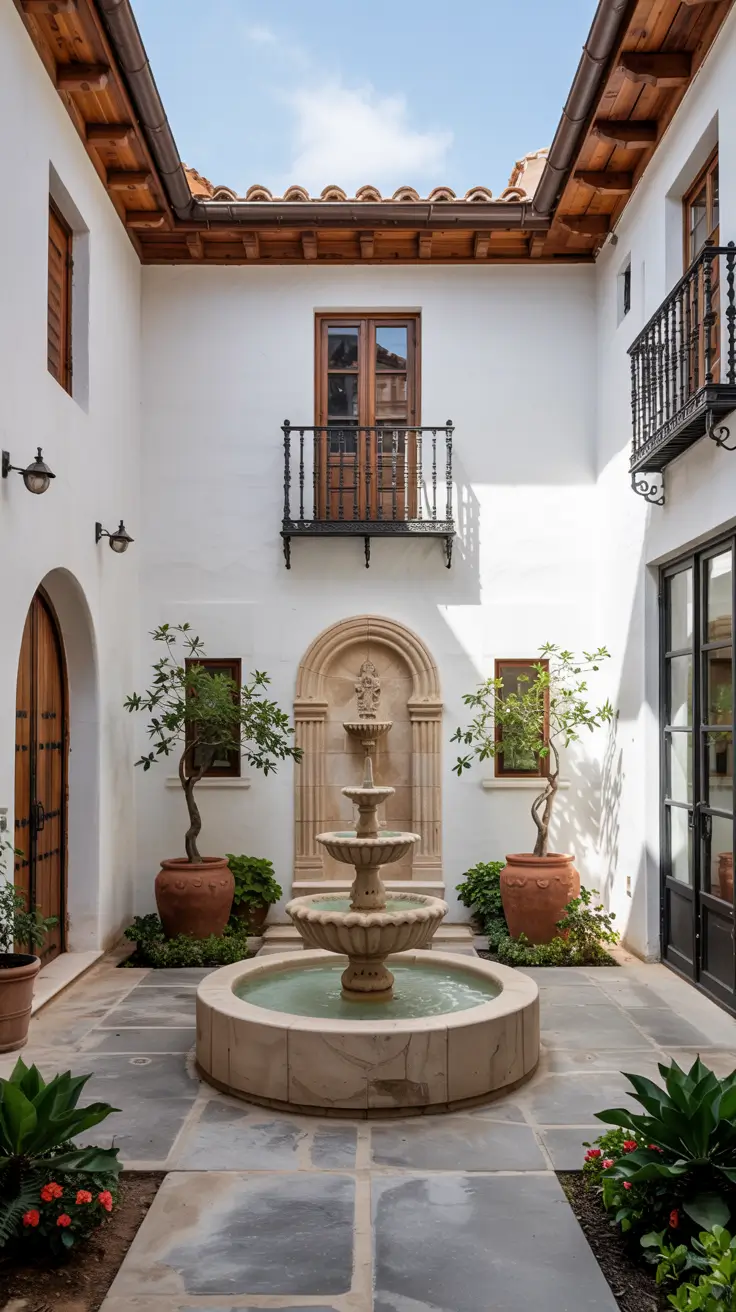 Courtyard Water Feature Ideas 2026: Modern, Spanish & Small Space Designs