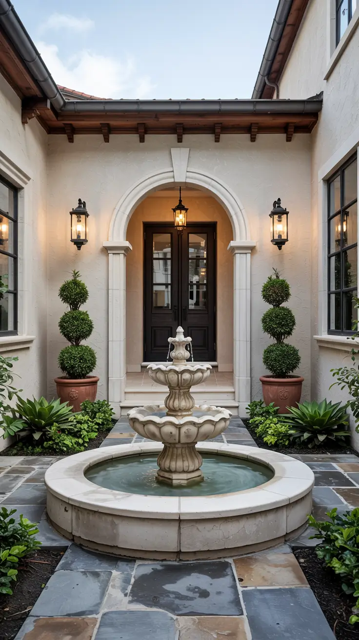 Courtyard Water Feature Ideas 2026: Modern, Spanish & Small Space Designs