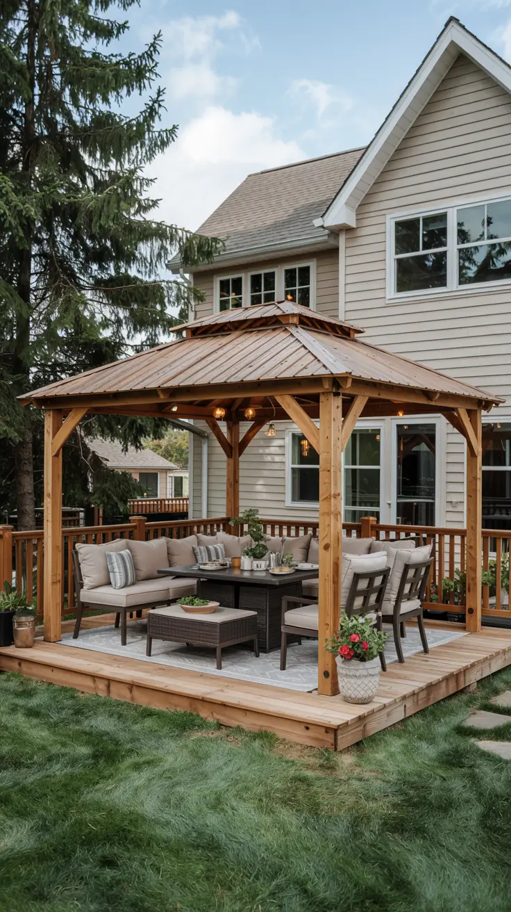 Gazebo on Deck Ideas 2026: Stylish Backyard Outdoor Designs