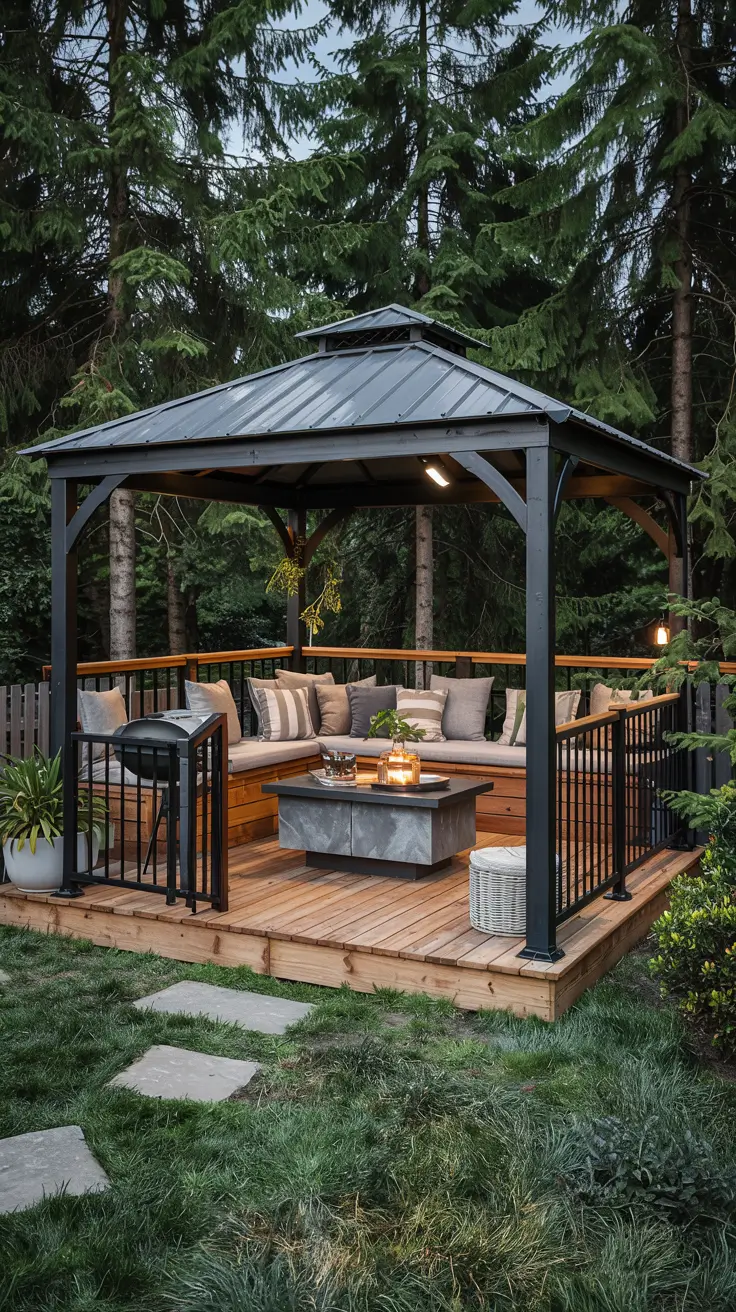 Gazebo on Deck Ideas 2026: Stylish Backyard Outdoor Designs