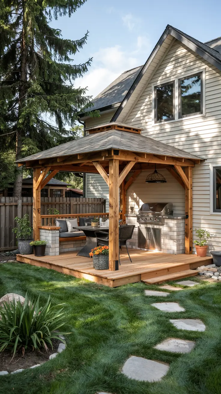 Gazebo on Deck Ideas 2026: Stylish Backyard Outdoor Designs