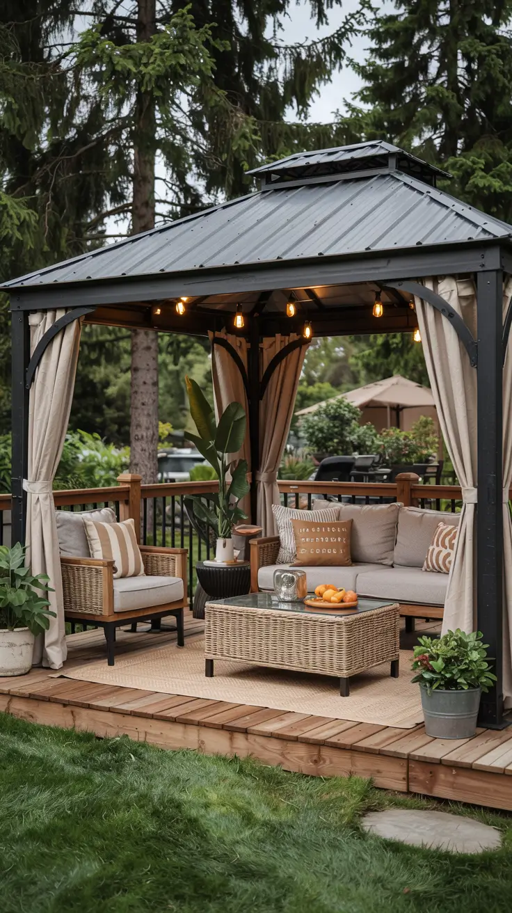 Gazebo on Deck Ideas 2026: Stylish Backyard Outdoor Designs