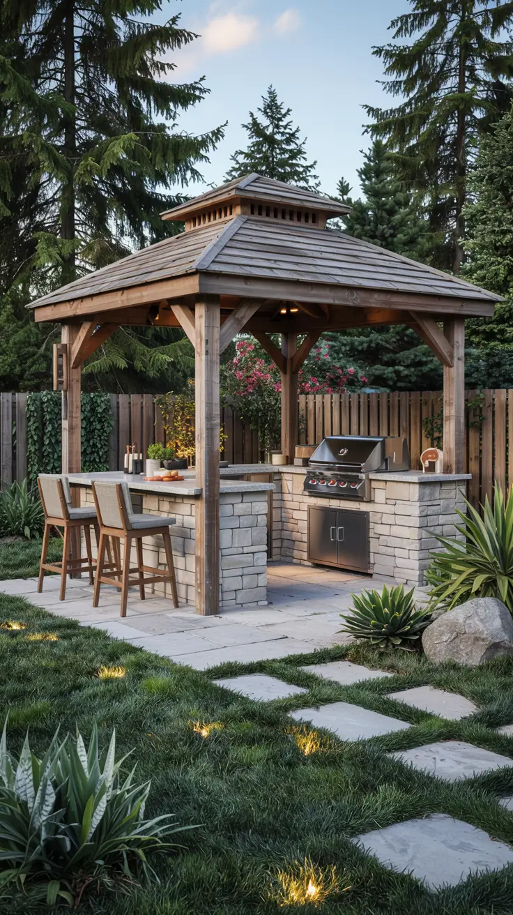 Outdoor Kitchen with a Gazebo 2026: Backyard Design & Covered Patio Ideas