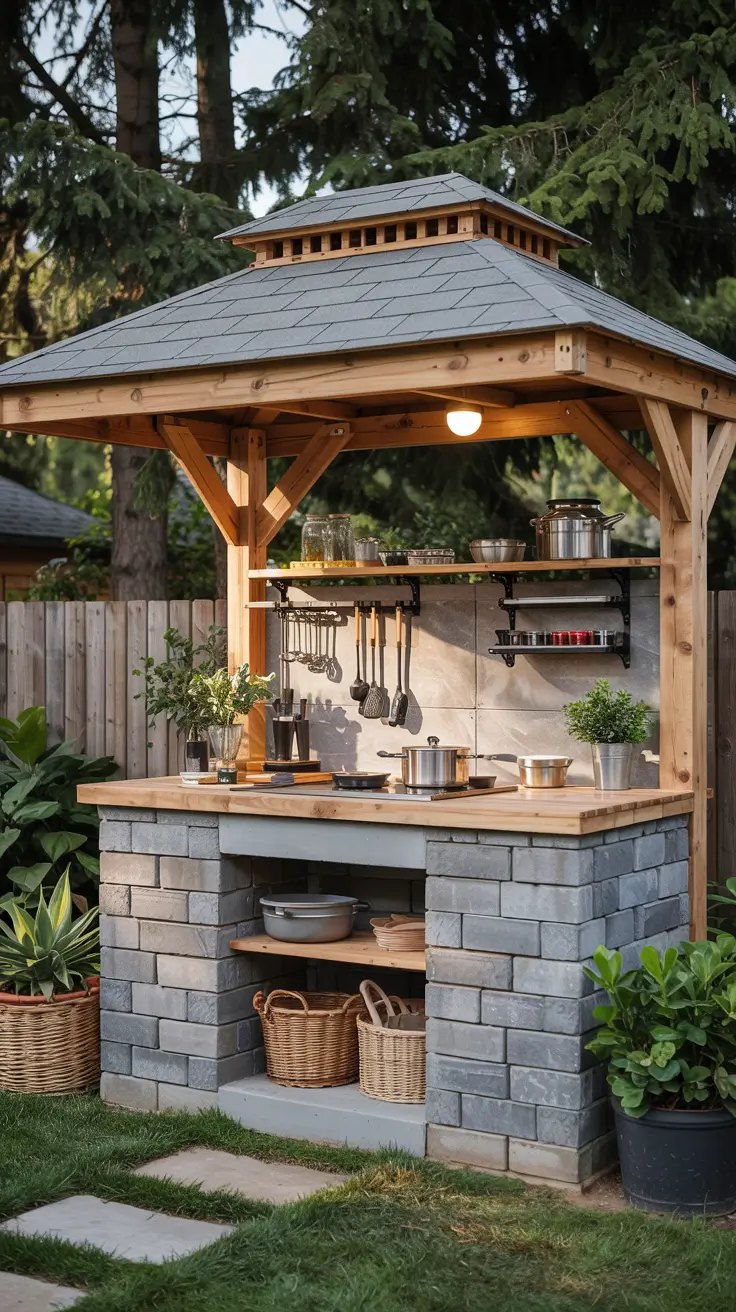 Outdoor Kitchen with a Gazebo 2026: Backyard Design & Covered Patio Ideas
