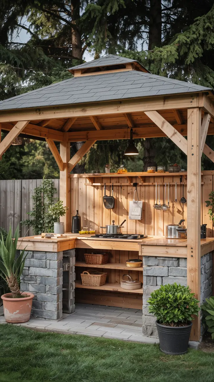 Outdoor Kitchen with a Gazebo 2026: Backyard Design & Covered Patio Ideas