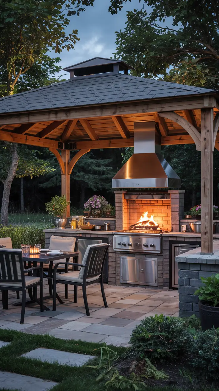 Outdoor Kitchen with a Gazebo 2026: Backyard Design & Covered Patio Ideas