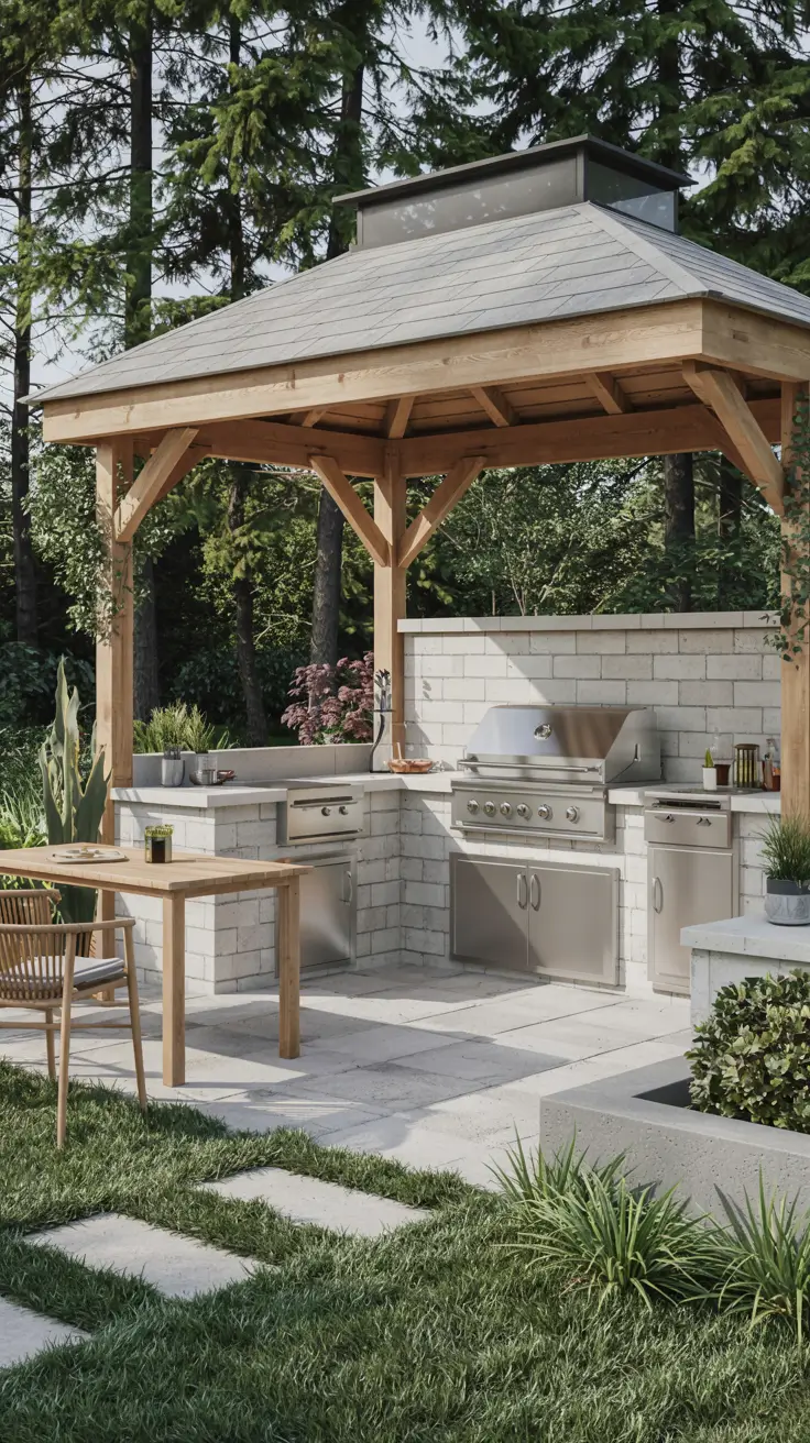 Outdoor Kitchen with a Gazebo 2026: Backyard Design & Covered Patio Ideas