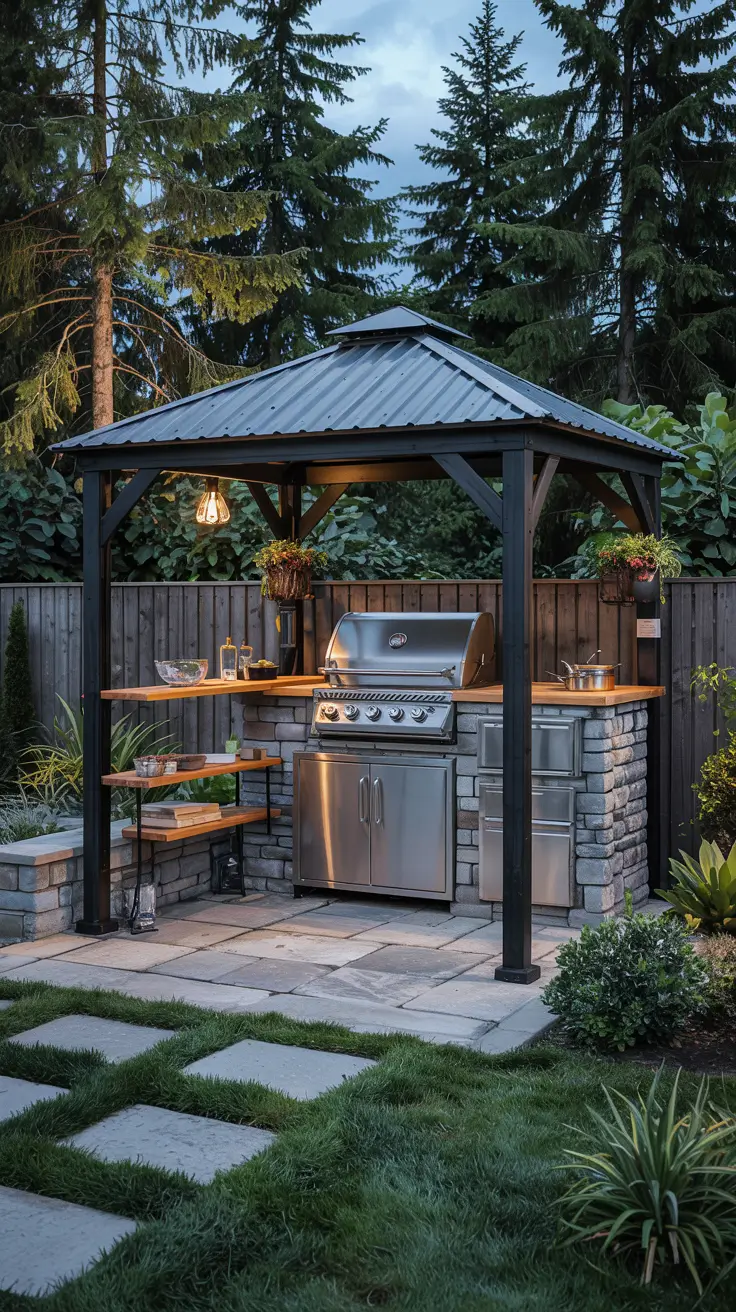 Outdoor Kitchen with a Gazebo 2026: Backyard Design & Covered Patio Ideas