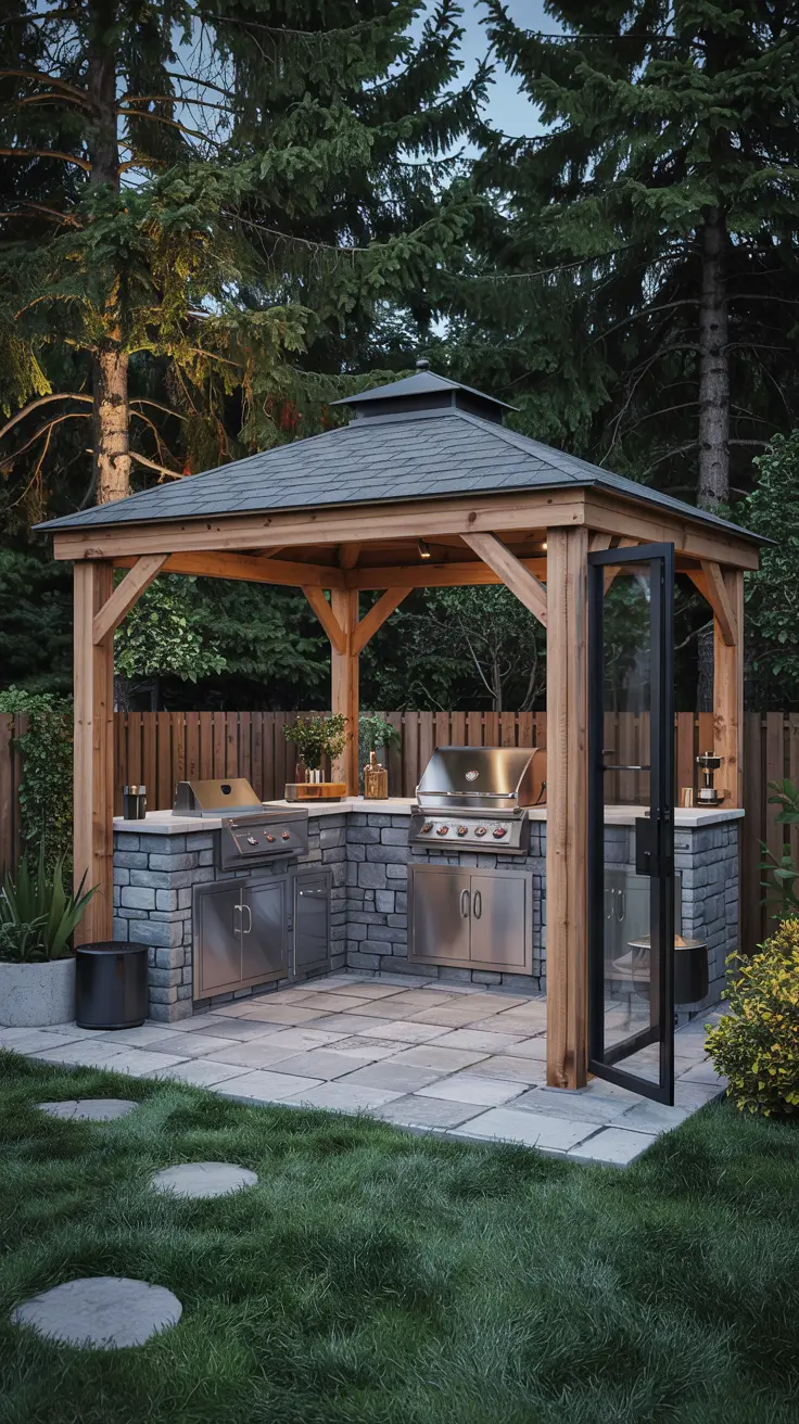 Outdoor Kitchen with a Gazebo 2026: Backyard Design & Covered Patio Ideas