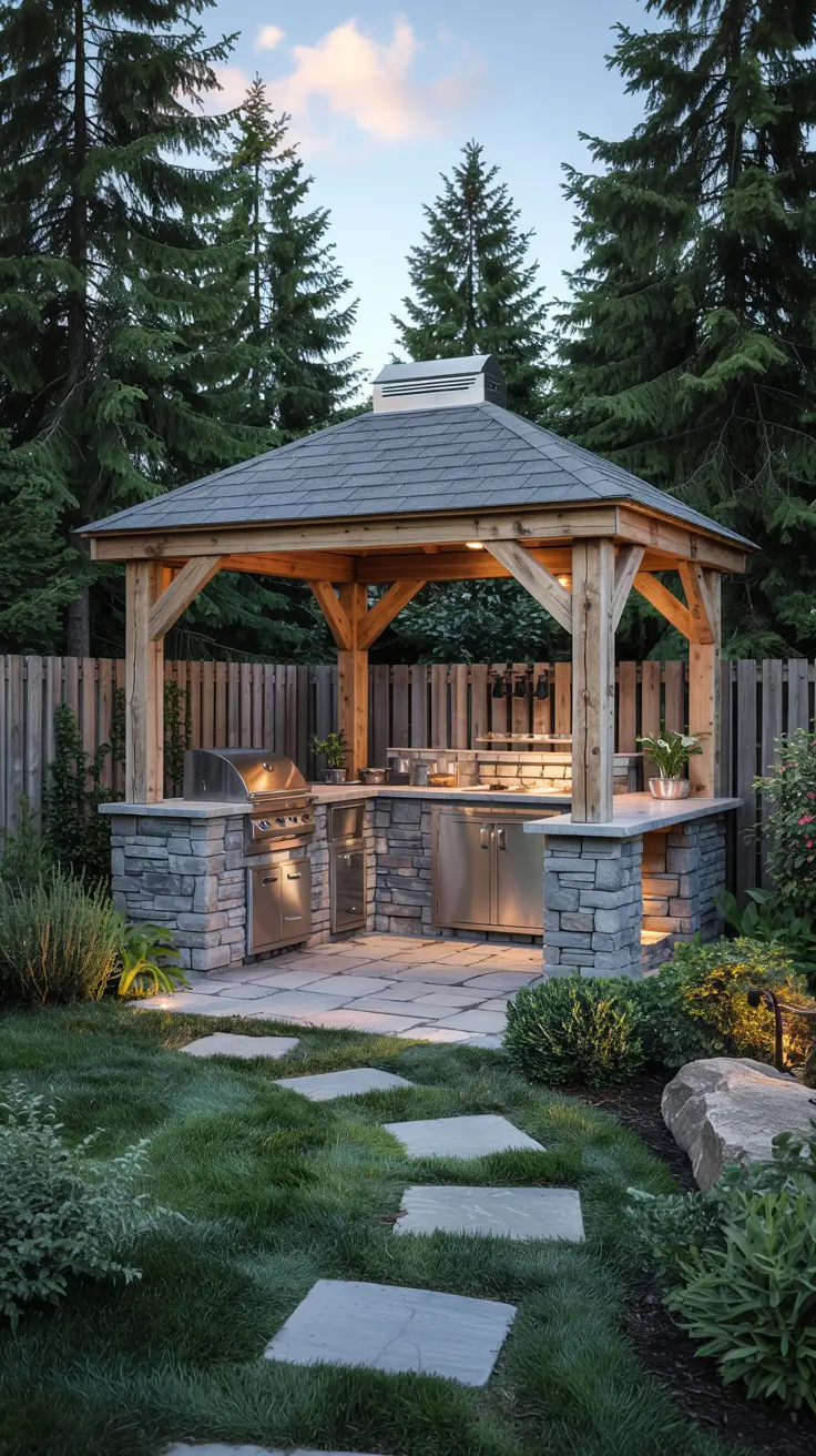 Outdoor Kitchen with a Gazebo 2026: Backyard Design & Covered Patio Ideas