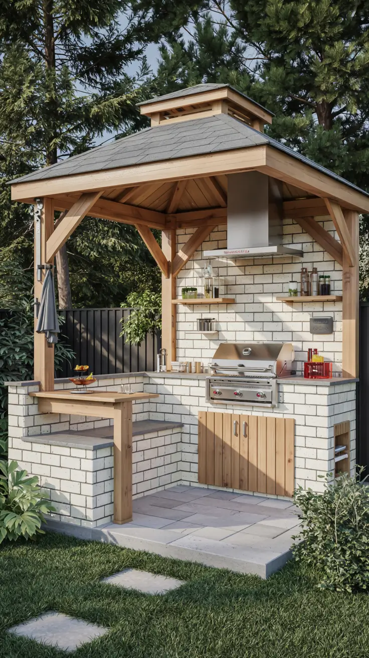 Outdoor Kitchen with a Gazebo 2026: Backyard Design & Covered Patio Ideas