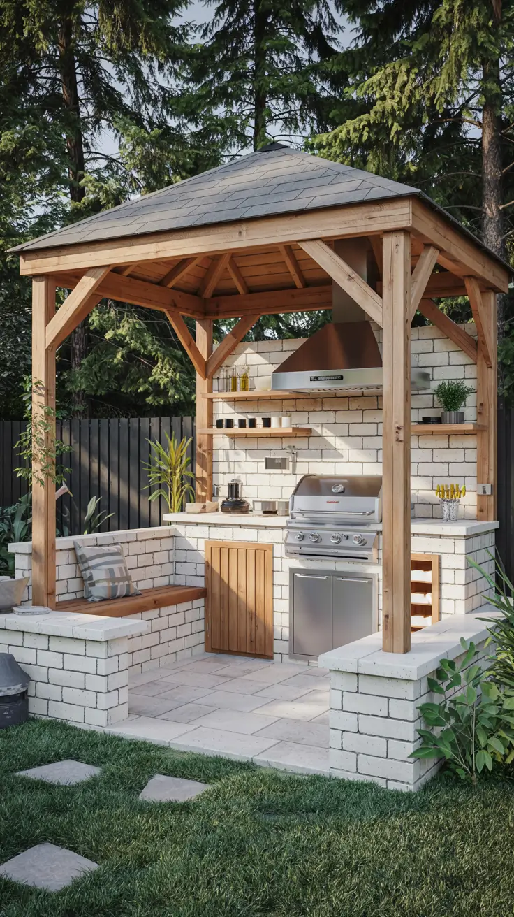 Outdoor Kitchen with a Gazebo 2026: Backyard Design & Covered Patio Ideas