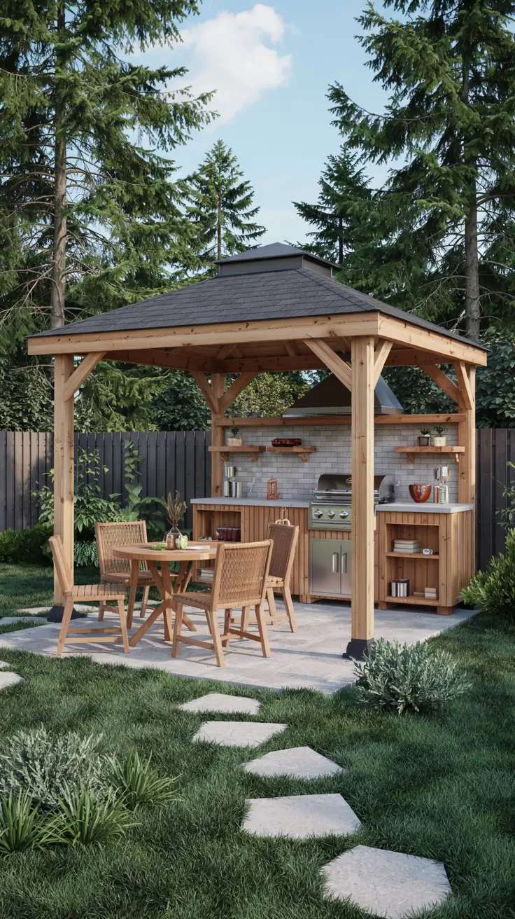 Outdoor Kitchen with a Gazebo 2026: Backyard Design & Covered Patio Ideas