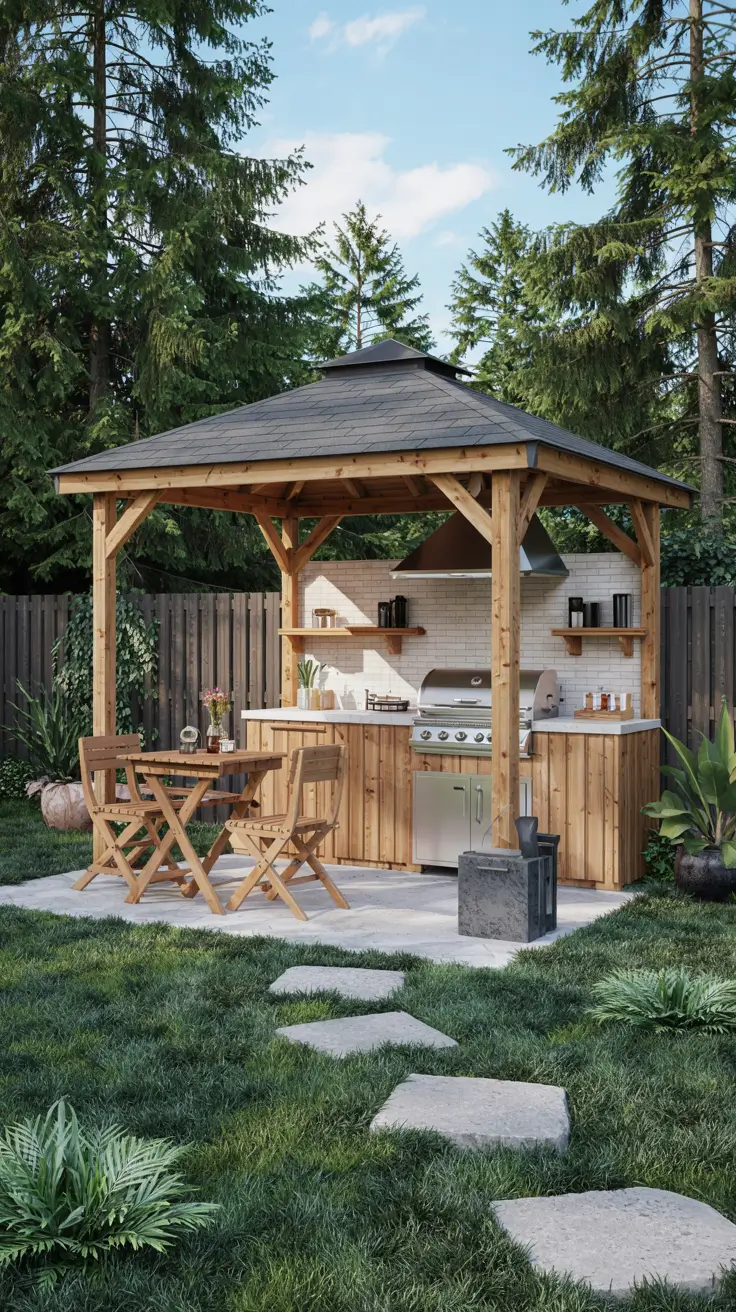 Outdoor Kitchen with a Gazebo 2026: Backyard Design & Covered Patio Ideas