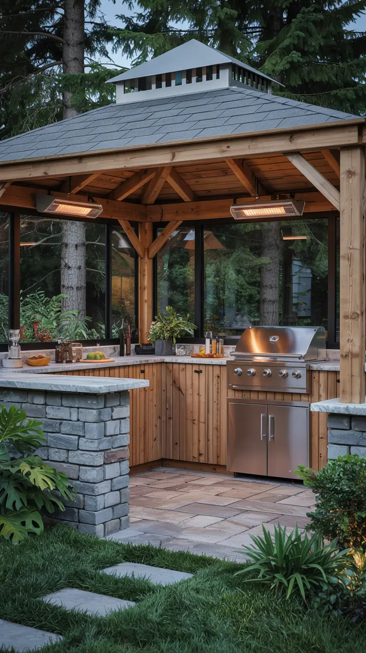 Outdoor Kitchen with a Gazebo 2026: Backyard Design & Covered Patio Ideas