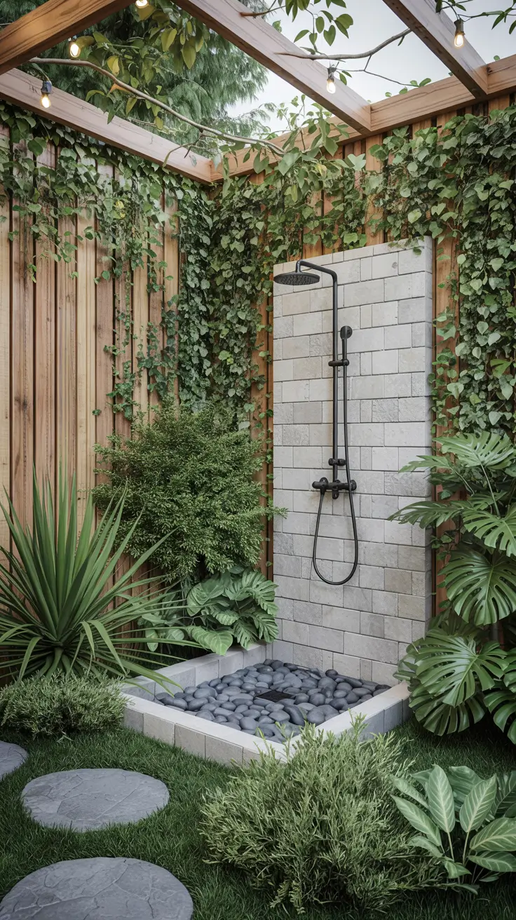 Outdoor Shower Ideas 2026: Private, Tropical & Modern Backyard Inspirations
