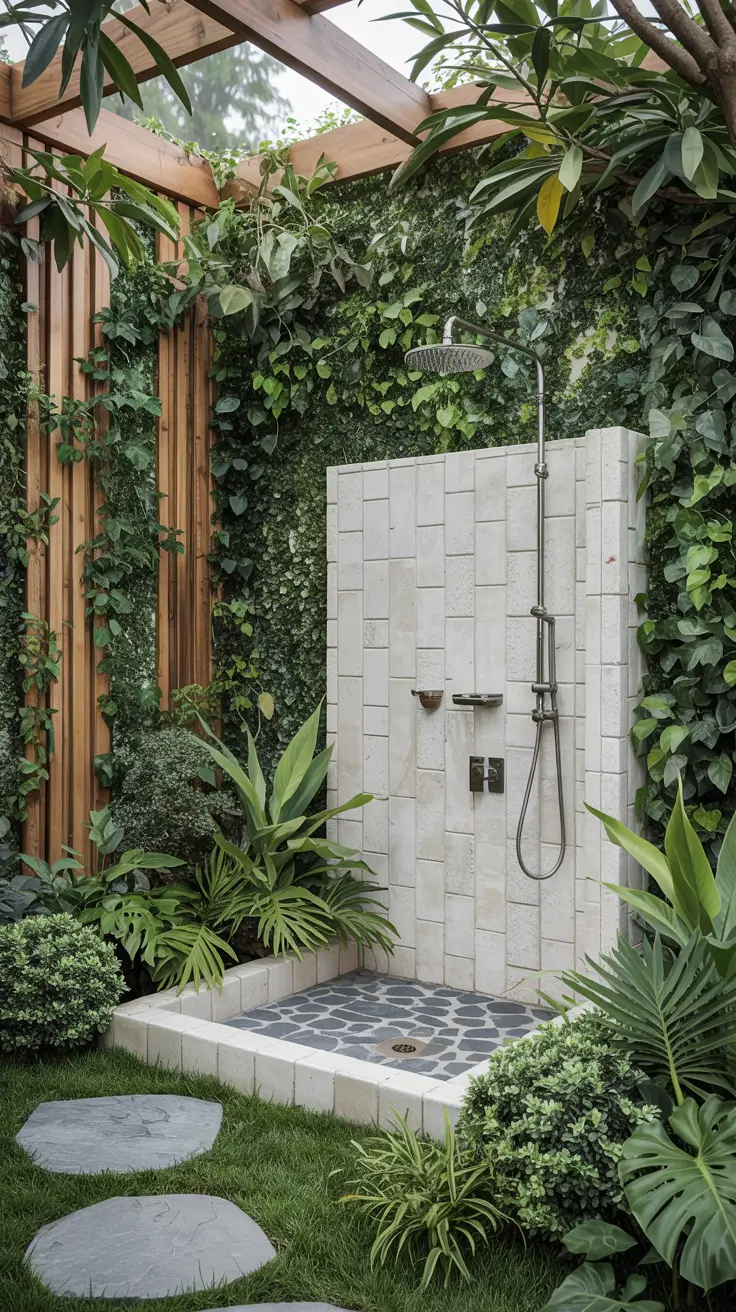 Outdoor Shower Ideas 2026: Private, Tropical & Modern Backyard Inspirations