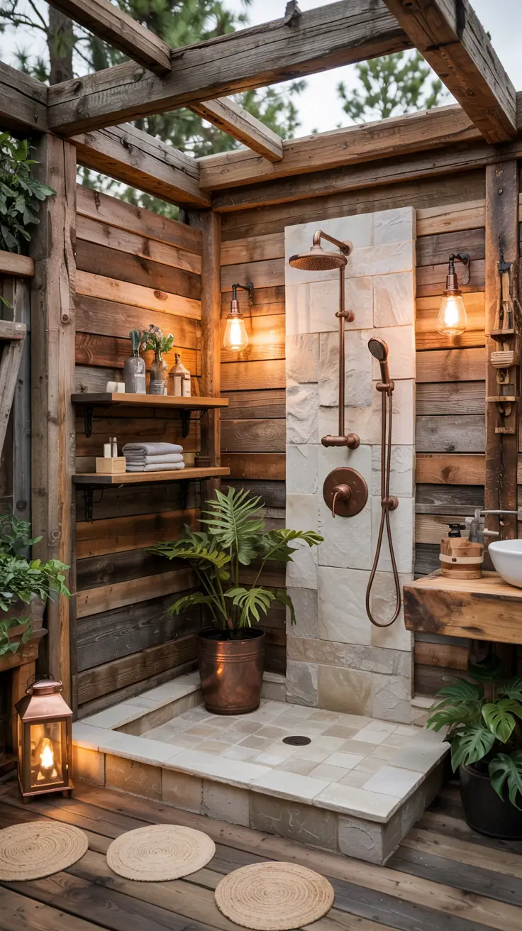 Outdoor Shower Ideas 2026: Private, Tropical & Modern Backyard Inspirations