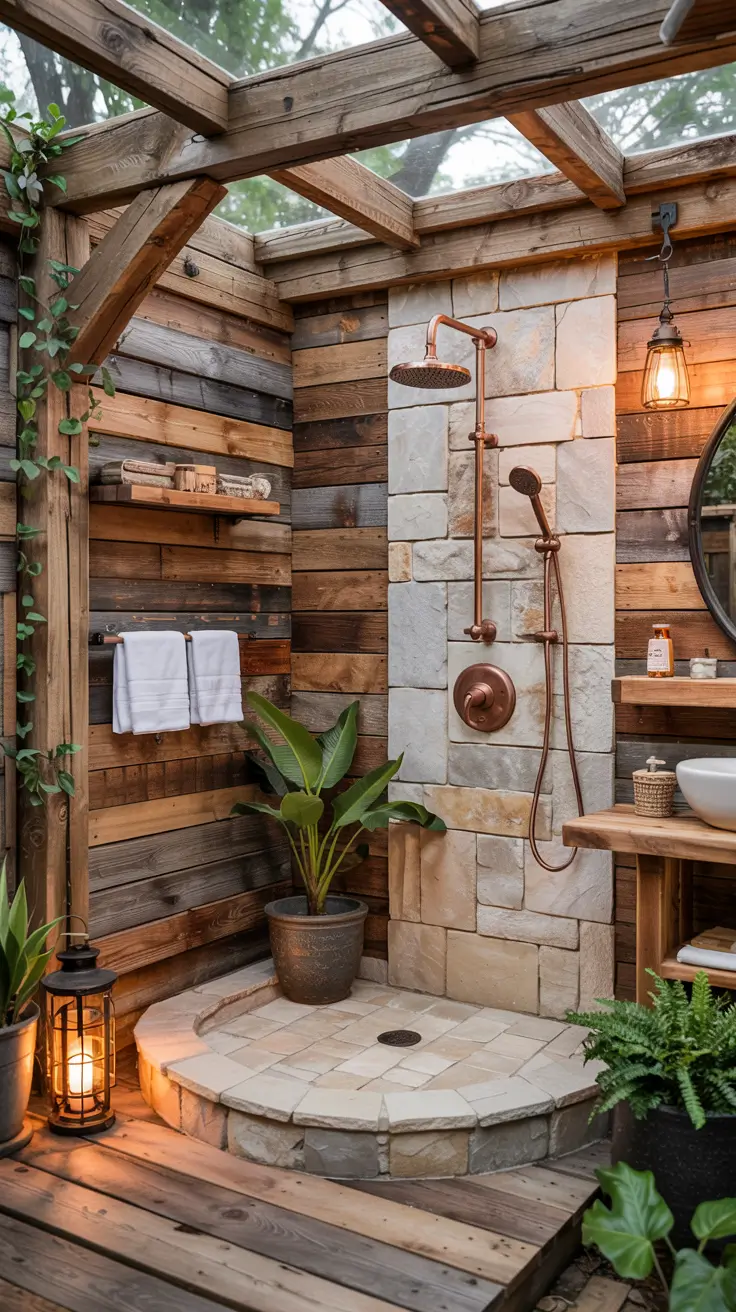 Outdoor Shower Ideas 2026: Private, Tropical & Modern Backyard Inspirations
