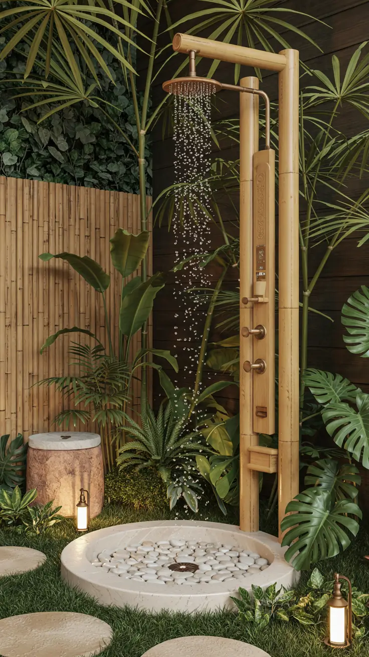 Outdoor Shower Ideas 2026: Private, Tropical & Modern Backyard Inspirations