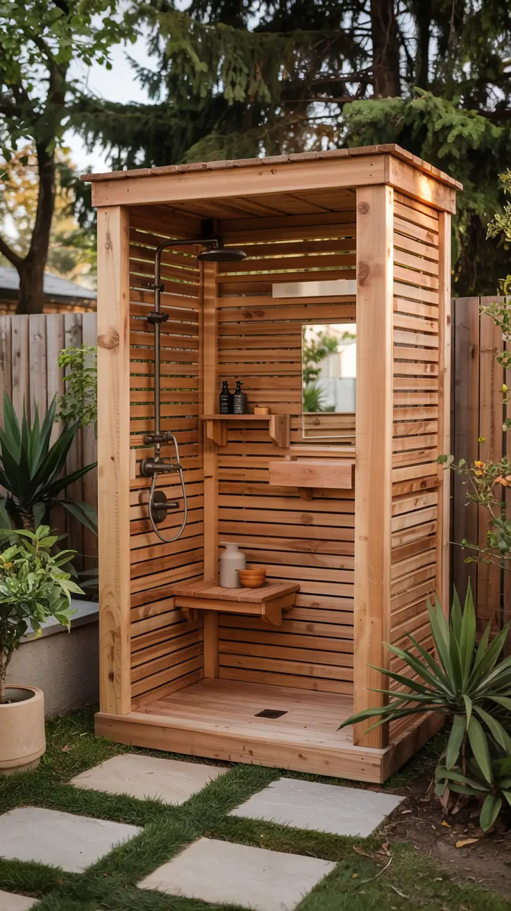 Outdoor Shower Ideas 2026: Private, Tropical & Modern Backyard Inspirations