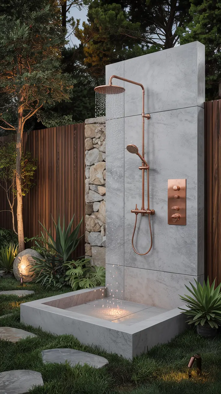 Outdoor Shower Ideas 2026: Private, Tropical & Modern Backyard Inspirations