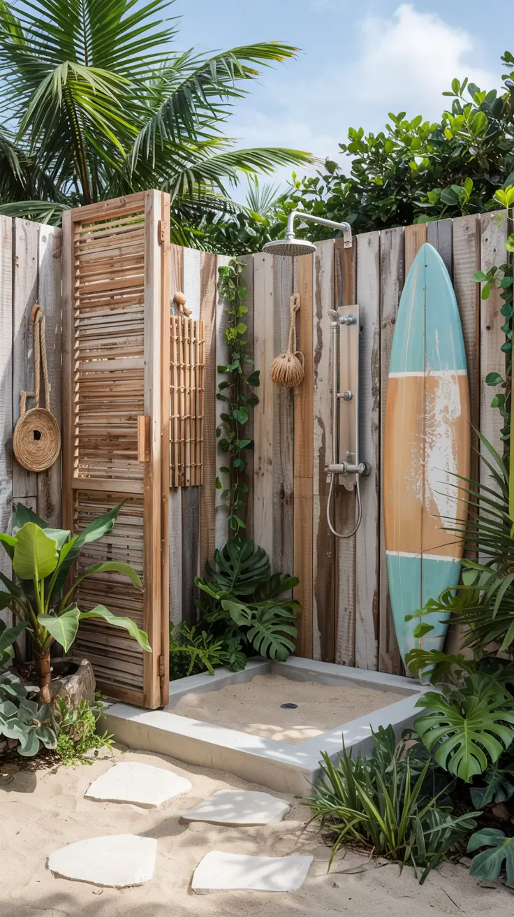 Outdoor Shower Ideas 2026: Private, Tropical & Modern Backyard Inspirations
