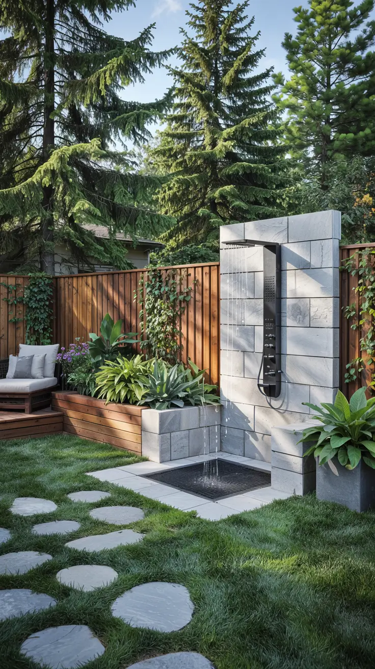 Outdoor Shower Ideas 2026: Private, Tropical & Modern Backyard Inspirations