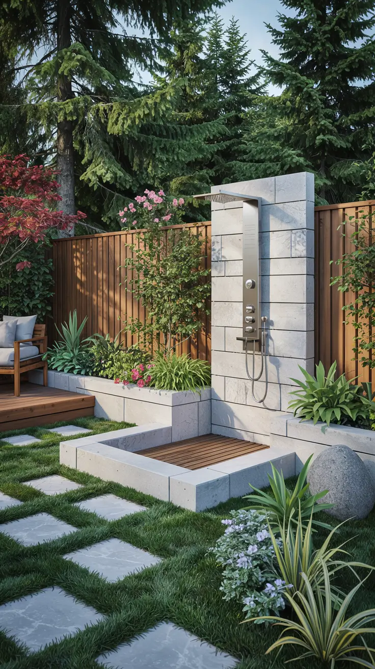 Outdoor Shower Ideas 2026: Private, Tropical & Modern Backyard Inspirations