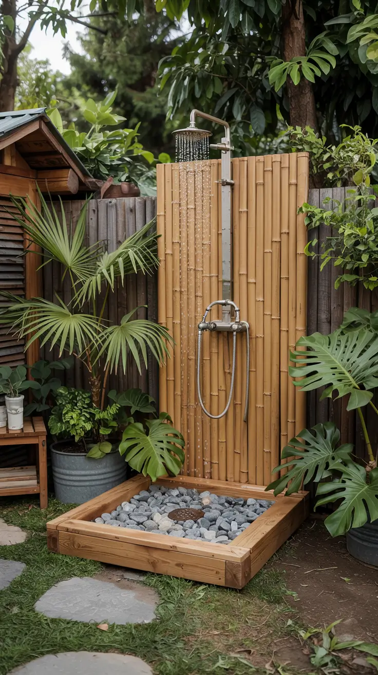 Outdoor Shower Ideas 2026: Private, Tropical & Modern Backyard Inspirations