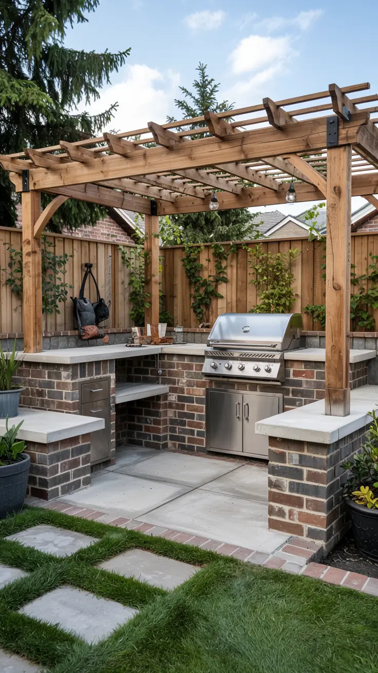 Patio BBQ Area 2026: Modern Outdoor Kitchen & Grill Station Ideas