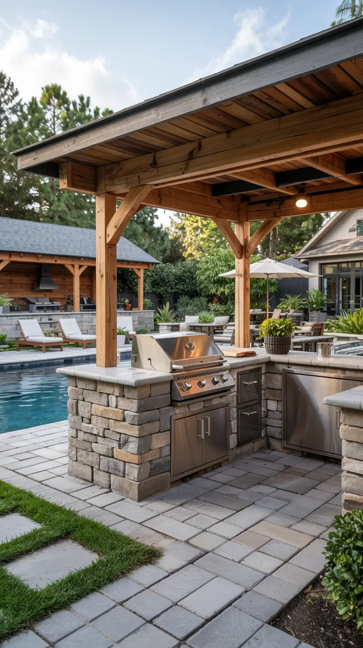 Patio BBQ Area 2026: Modern Outdoor Kitchen & Grill Station Ideas