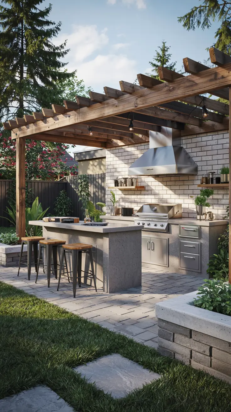 Patio BBQ Area 2026: Modern Outdoor Kitchen & Grill Station Ideas