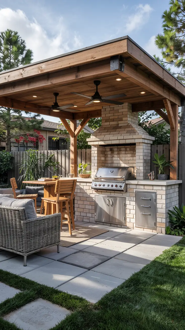 Patio BBQ Area 2026: Modern Outdoor Kitchen & Grill Station Ideas