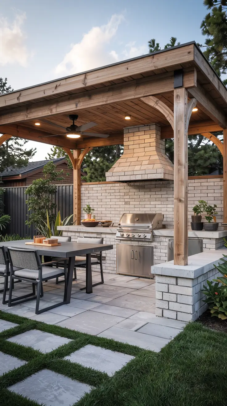 Patio BBQ Area 2026: Modern Outdoor Kitchen & Grill Station Ideas