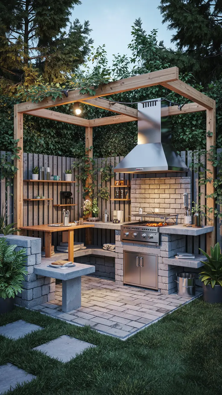 Patio BBQ Area 2026: Modern Outdoor Kitchen & Grill Station Ideas