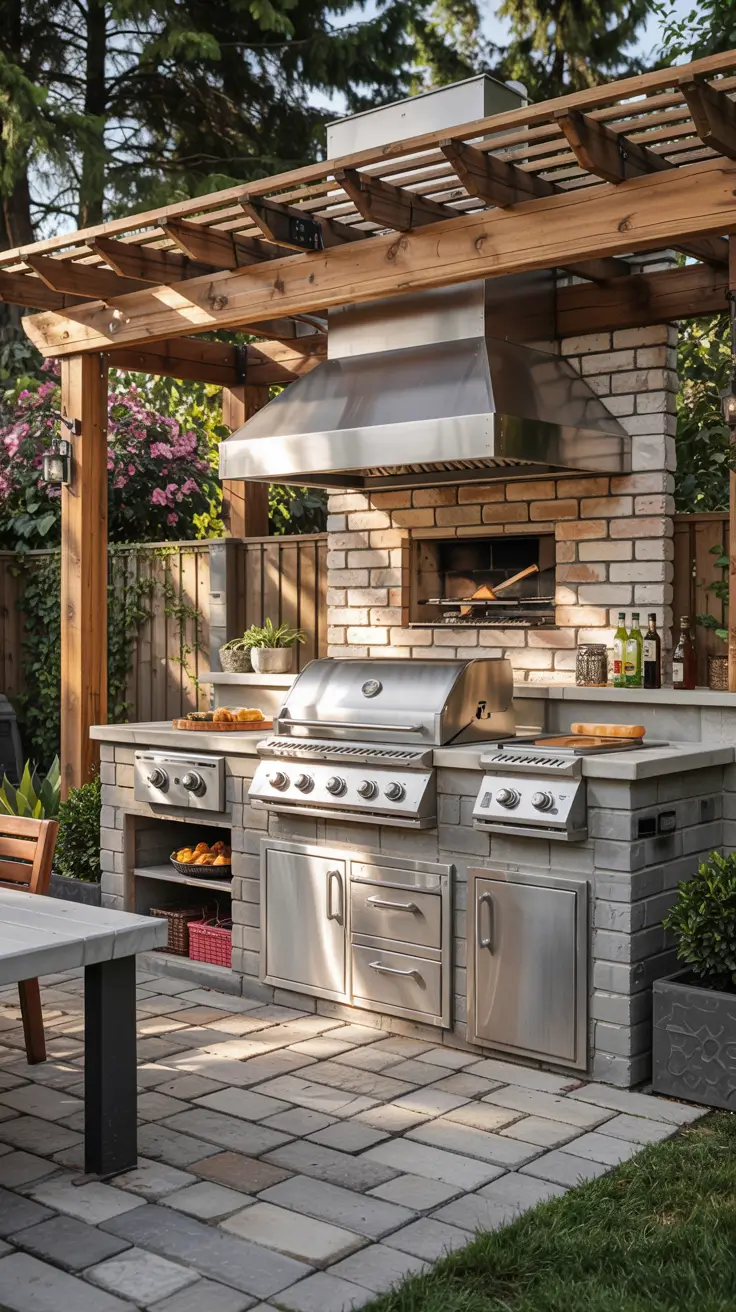 Patio BBQ Area 2026: Modern Outdoor Kitchen & Grill Station Ideas