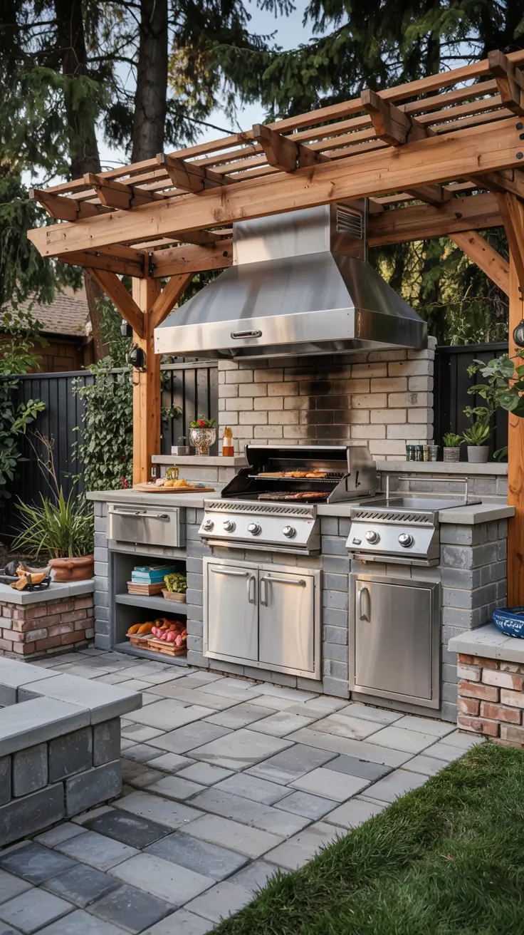 Patio BBQ Area 2026: Modern Outdoor Kitchen & Grill Station Ideas