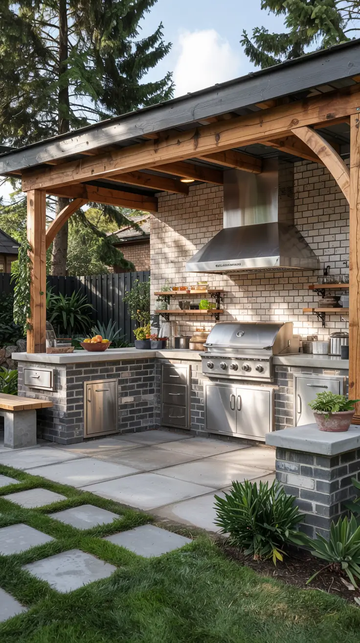 Patio BBQ Area 2026: Modern Outdoor Kitchen & Grill Station Ideas
