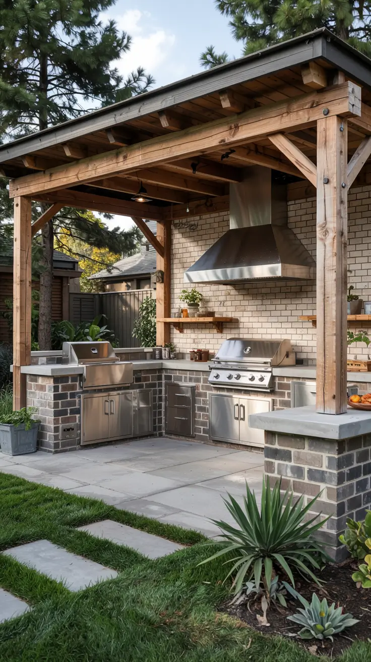 Patio BBQ Area 2026: Modern Outdoor Kitchen & Grill Station Ideas