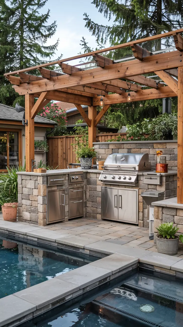 Patio BBQ Area 2026: Modern Outdoor Kitchen & Grill Station Ideas