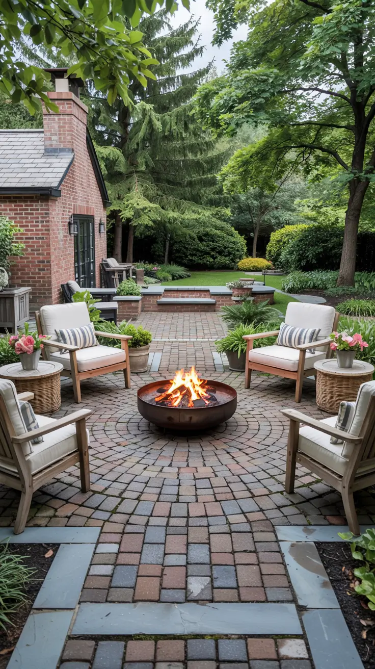 Patio with Fire Pit 2026: Modern Backyard Design Ideas with Pergola, Pool & Dining Area