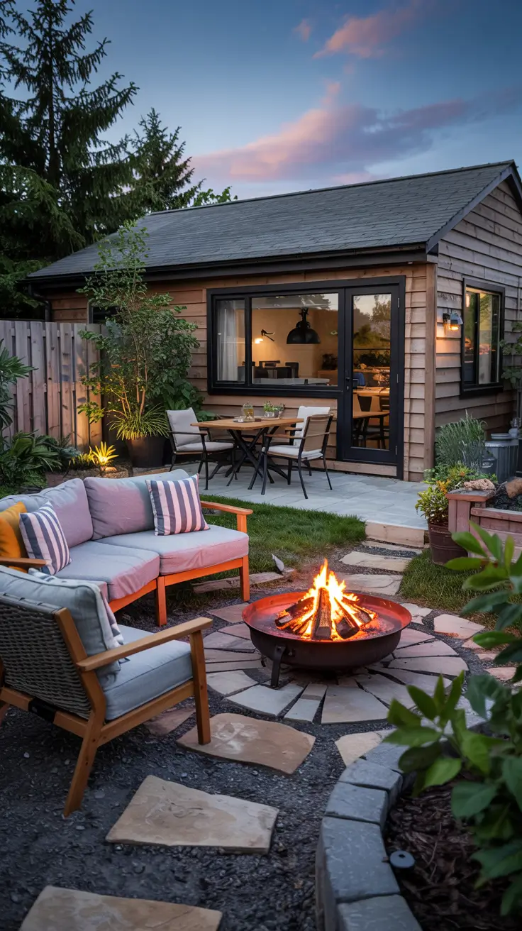 Patio with Fire Pit 2026: Modern Backyard Design Ideas with Pergola, Pool & Dining Area