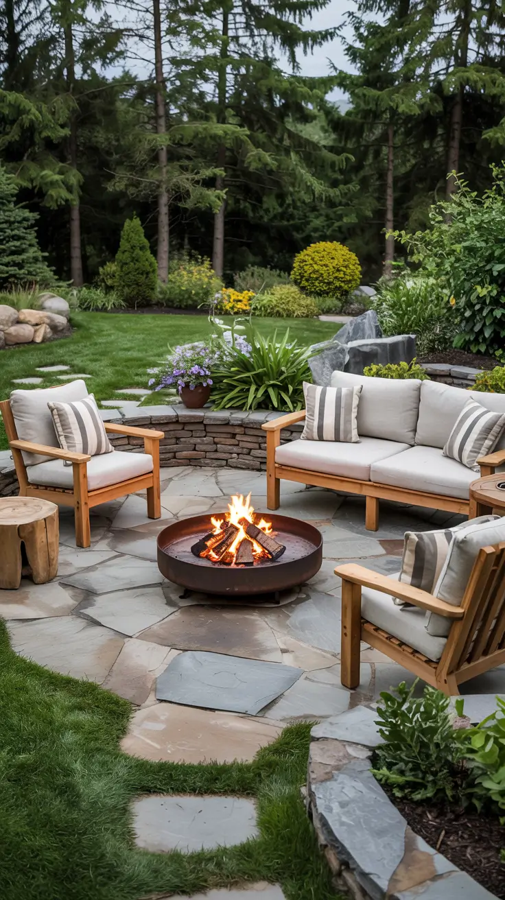 Patio with Fire Pit 2026: Modern Backyard Design Ideas with Pergola, Pool & Dining Area