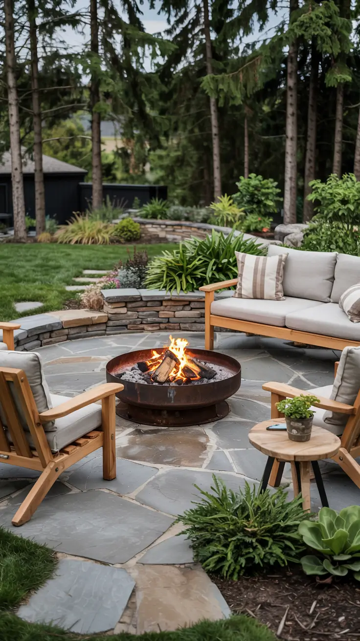 Patio with Fire Pit 2026: Modern Backyard Design Ideas with Pergola, Pool & Dining Area